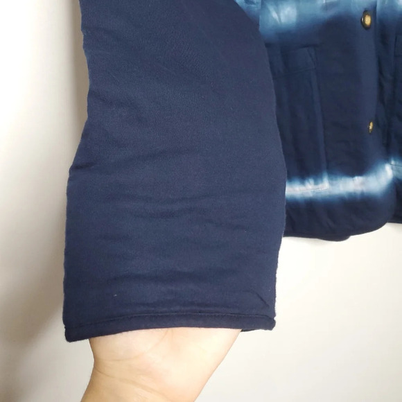 J.Jill Pure Jill Tie-Dyed Expressions Shirt Jacket Medium Dark Everyday … - Picture 7 of 12